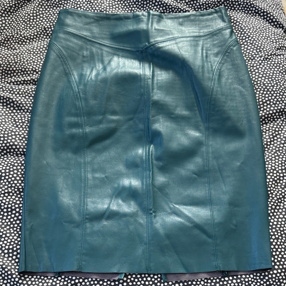 Express Faux Leather Pencil Skirt